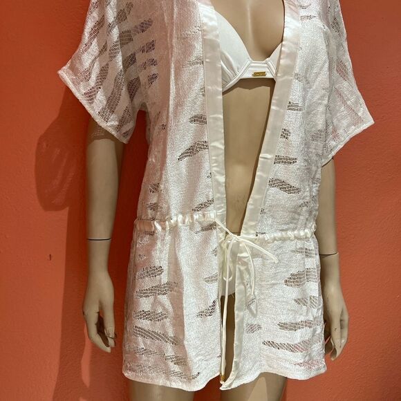 White Zebra Beach Bunny Cover-up!! - Picture 1 of 6